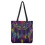 Rainbow Native Dream Catcher Print Tote Bag