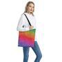 Rainbow (Not Real) Glitter Artwork Print Tote Bag