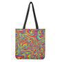 Rainbow Rave Print Tote Bag