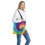 Rainbow Tie Dye Print Tote Bag