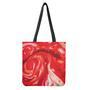 Red Acid Melt Print Tote Bag