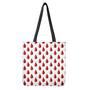 Red Blood Drop Pattern Print Tote Bag