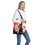 Red Rising Sun Samurai Print Tote Bag