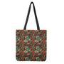 Retro Graffiti Pattern Print Tote Bag