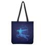 Sagittarius Horoscope Sign Print Tote Bag