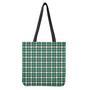 Saint Patrick's Day Tartan Pattern Print Tote Bag