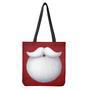 Santa Claus Beard Print Tote Bag