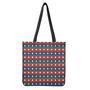 Scandinavian Christmas Pattern Print Tote Bag