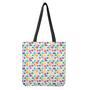 Seven Chakra Symbols Pattern Print Tote Bag