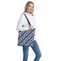 Shibori Motif Pattern Print Tote Bag