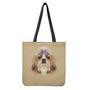 Shih Tzu Portrait Print Tote Bag