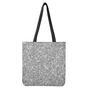 Silver (Not Real) Glitter Print Tote Bag