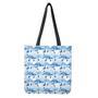 Skiing Mountain Print Tote Bag