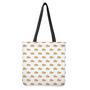 Sleeping Corgi Pattern Print Tote Bag