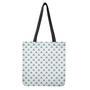 Smiley Shark Pattern Print Tote Bag