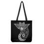 Spiritual Owl With Sun And Moon Print Tote Bag