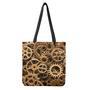 Steampunk Brass Cogs And Gears Print Tote Bag