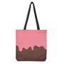 Strawberry Ice Cream Melted Print Tote Bag