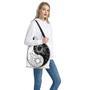 Sun And Moon Yin Yang Print Tote Bag