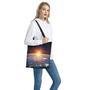 Sunrise Earth Print Tote Bag