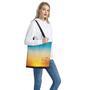 Sunrise Horizon Print Tote Bag