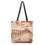 T-Rex Fossil Print Tote Bag