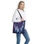 Teal And Purple Dream Catcher Print Tote Bag