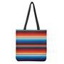 Tribal Mexican Blanket Pattern Print Tote Bag