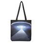 Ufo Pyramid Print Tote Bag