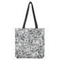 Us Dollar Pattern Print Tote Bag