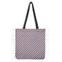 Usa Patriotic Striped Pattern Print Tote Bag