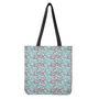 Valentine's Day Heart And Flower Print Tote Bag