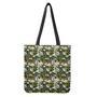 Vanilla Flower And Coconut Pattern Print Tote Bag