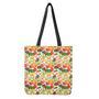 Vegan Fruits And Vegetables Print Tote Bag