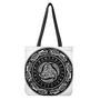 Viking Triple Horn Of Odin Print Tote Bag