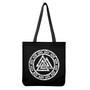 Viking Valhalla Symbol Print Tote Bag