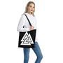 Viking Valknut Symbol Print Tote Bag