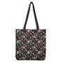 Vintage Floral Hummingbird Print Tote Bag