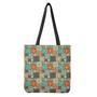 Vintage Floral Patchwork Pattern Print Tote Bag