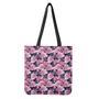 Vintage Pink Peony Floral Print Tote Bag