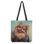 Vintage Pomeranian Portrait Tote Bag