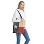 Vintage Texas Flag Print Tote Bag