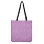 Violet Knitted Pattern Print Tote Bag