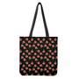 Watercolor Carnation Pattern Print Tote Bag