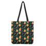 Watercolor Gingerbread Pattern Print Tote Bag