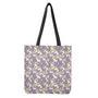 Watercolor Lavender Pattern Print Tote Bag