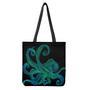 Watercolor Octopus Print Tote Bag