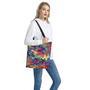 Watercolor Psychedelic Print Tote Bag