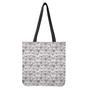 Watercolor Rat Pattern Print Tote Bag