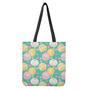 Watercolor Yarn Pattern Print Tote Bag